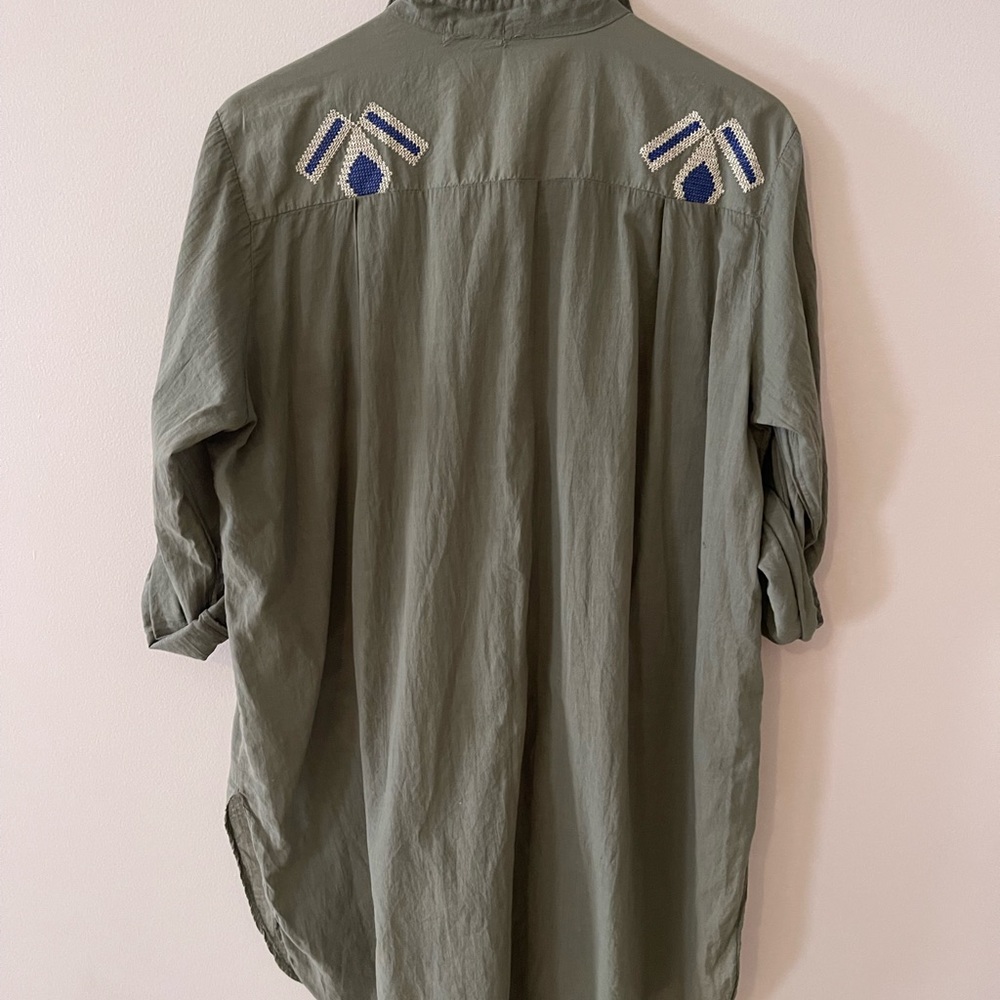 Cotton oversized shirt